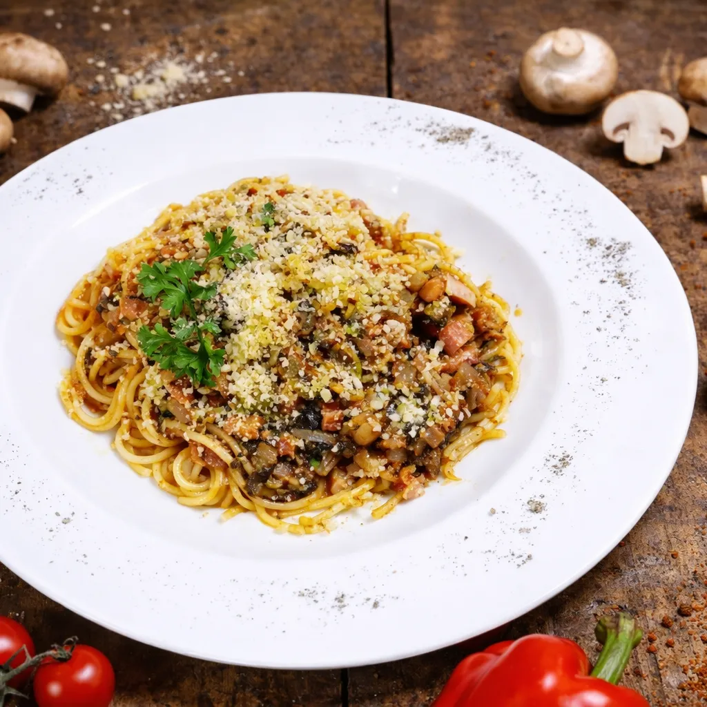 Фото страви «Спагетті Де-Ля-Каза» у Pasteria