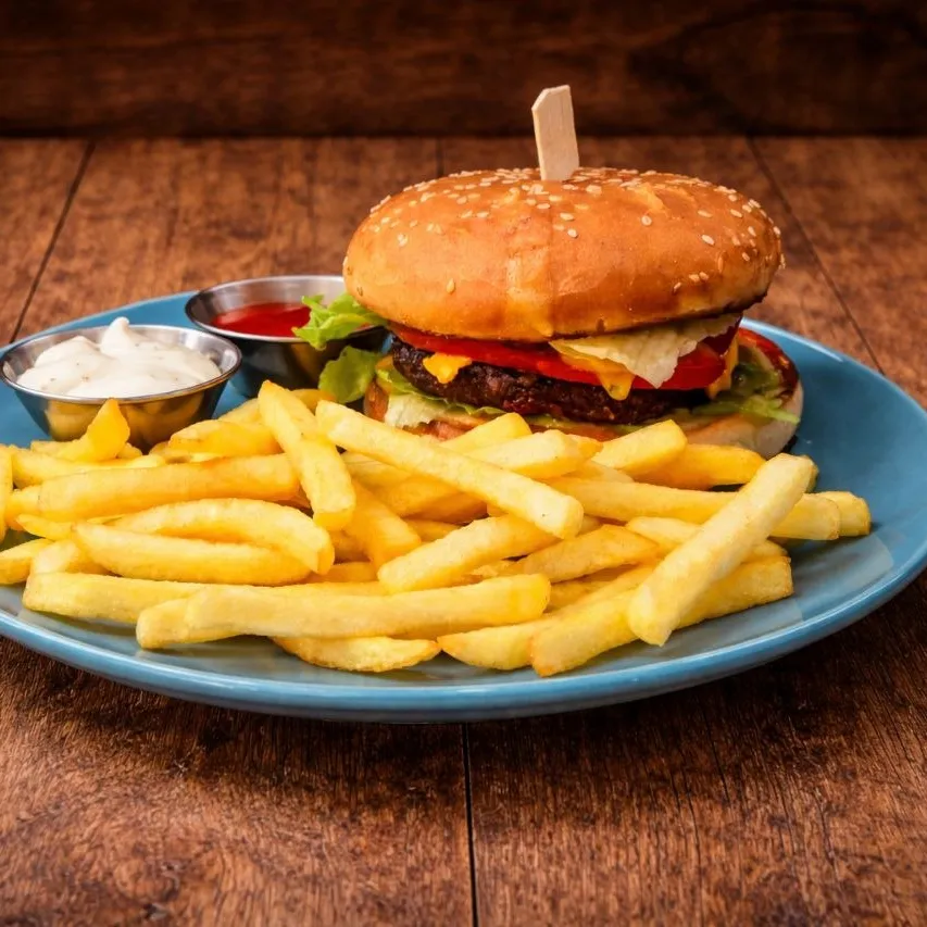 Photo of Burger Fries at Pasteria